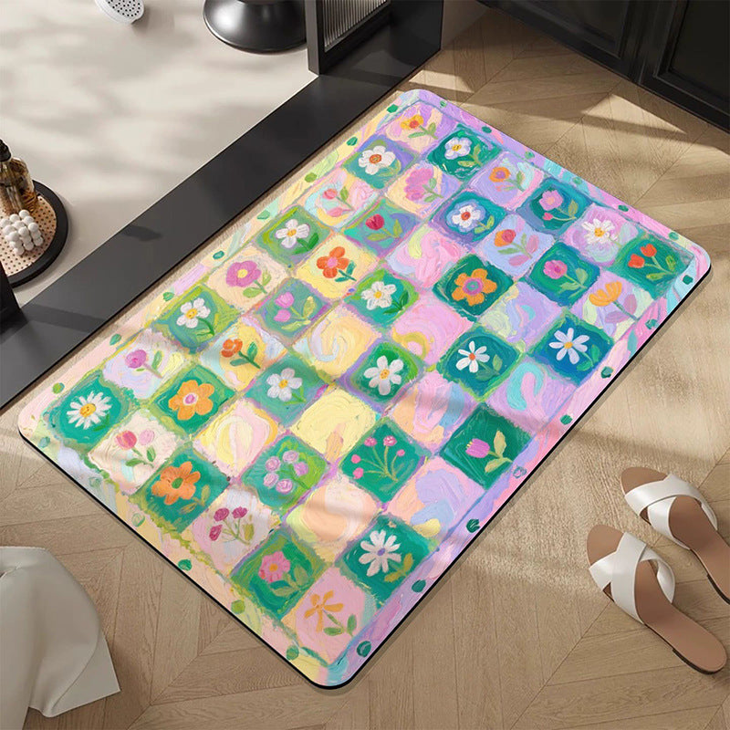 Decorative Floral Area Rug