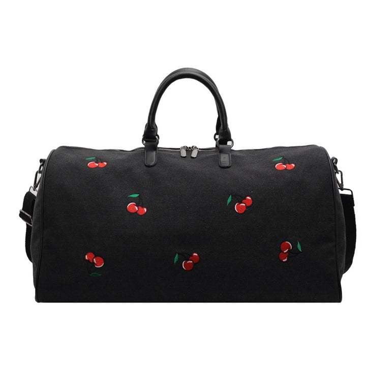 Sporty weekend bag with playful cherry pattern Bowlift