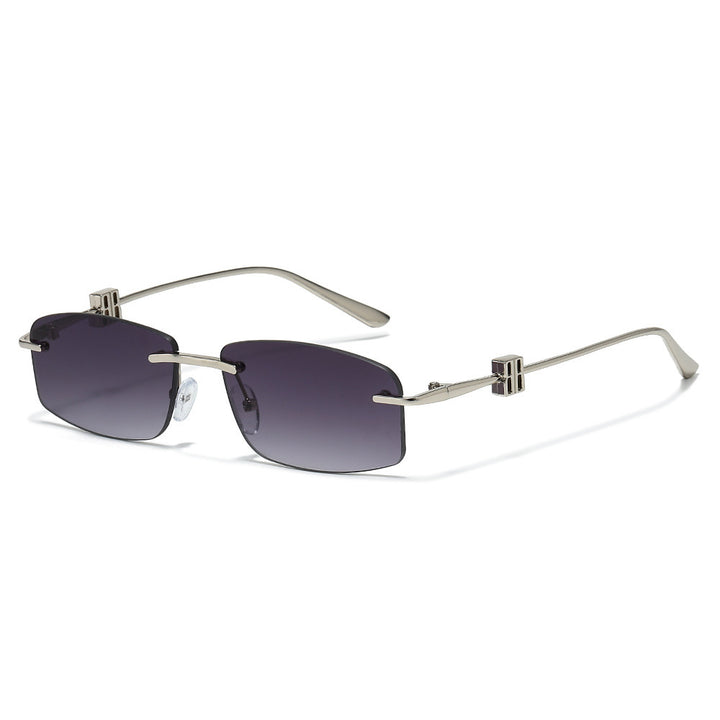 Avant-Garde Minimalist Rectangle Sunglasses Bowlift