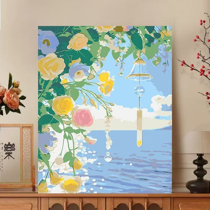 Floral Impressionist Canvas Art Print Bowlift