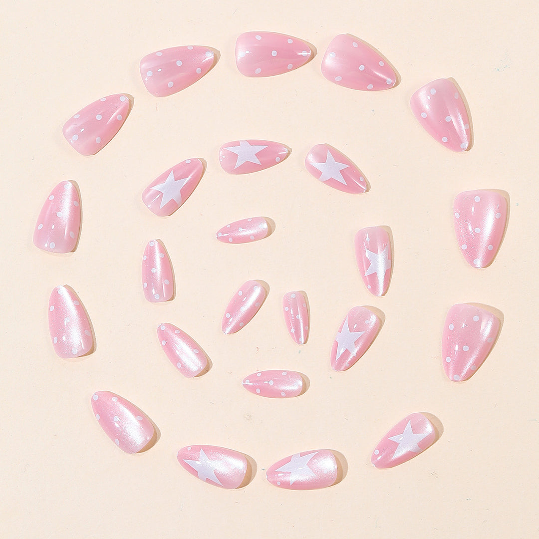 Starry Patterned Nail Art Bowlift