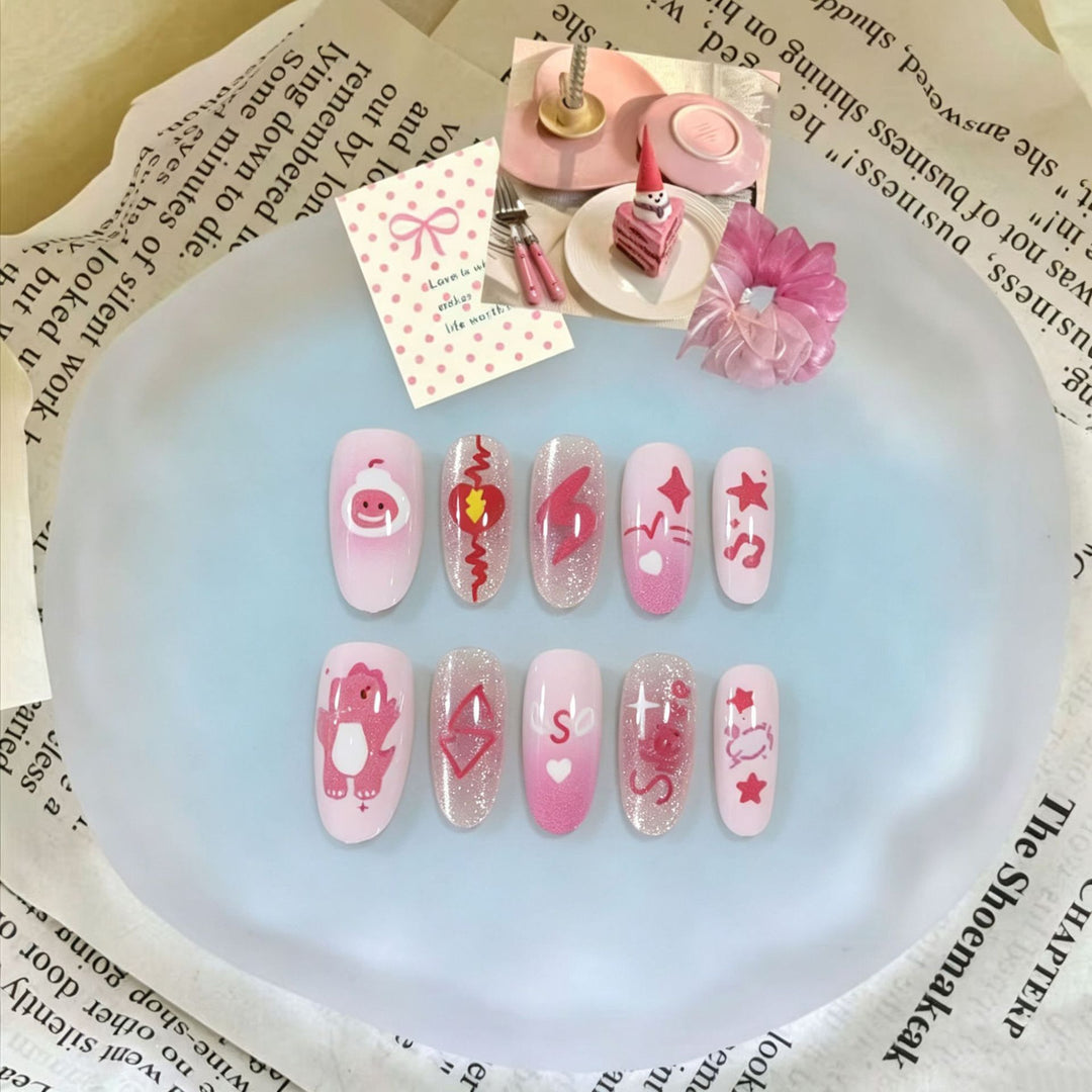 Creative Cartoon Nail Art Set Bowlift