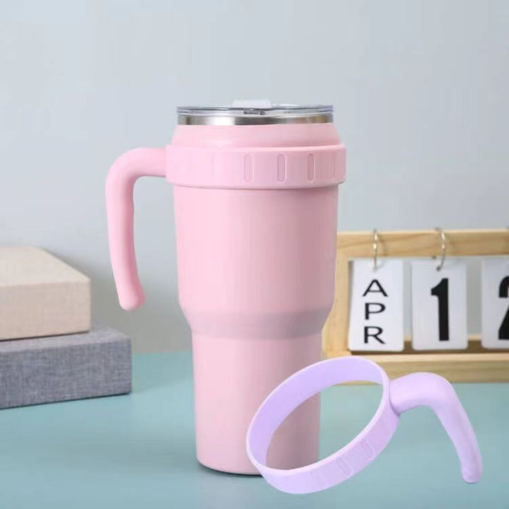 Ladies Insulated Steak and Grill Cup with Practical Carry Handle Bowlift