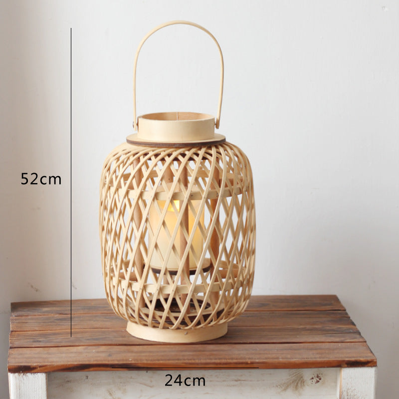 Handmade Rattan Lantern Bowlift