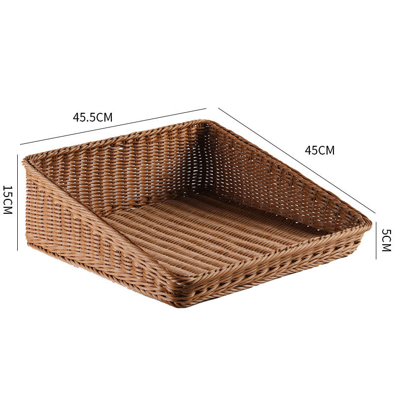 Unisex Portable Storage Box made of Woven Rattan Bowlift