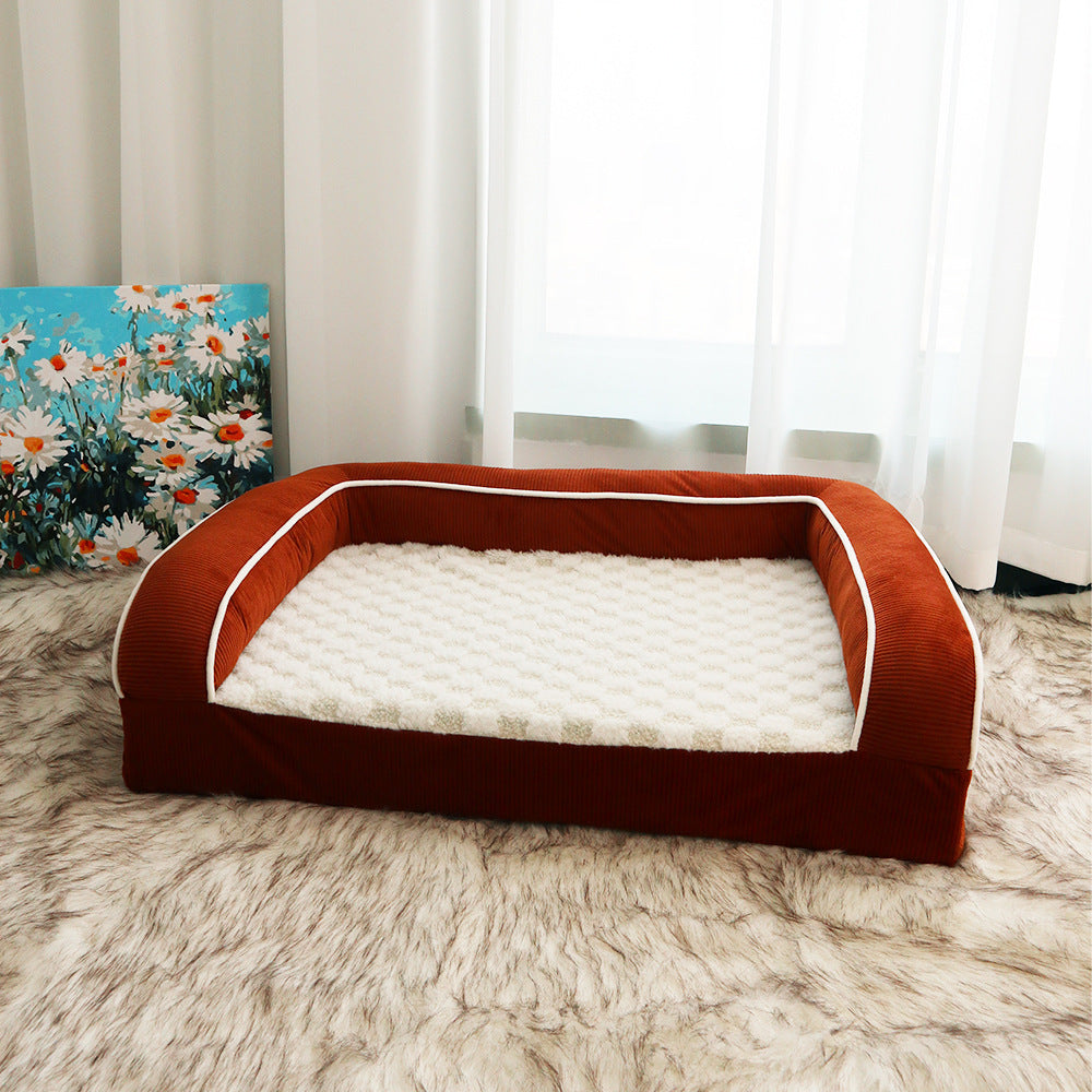Orthopedic Bolstered dog Lounge
