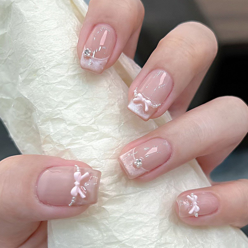 Premium Ocean-Inspired Press-On Nail Extensions Bowlift