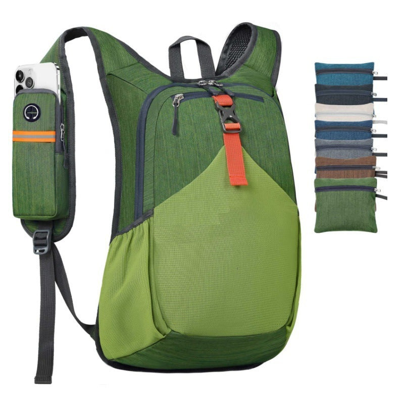 Multifunctional Outdoor Backpack with Integrated Phone Pocket Bowlift