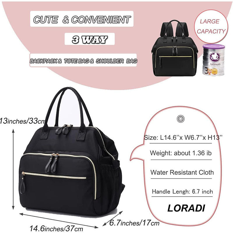 Multifunctional Business Bag with Insulated Interior Bowlift