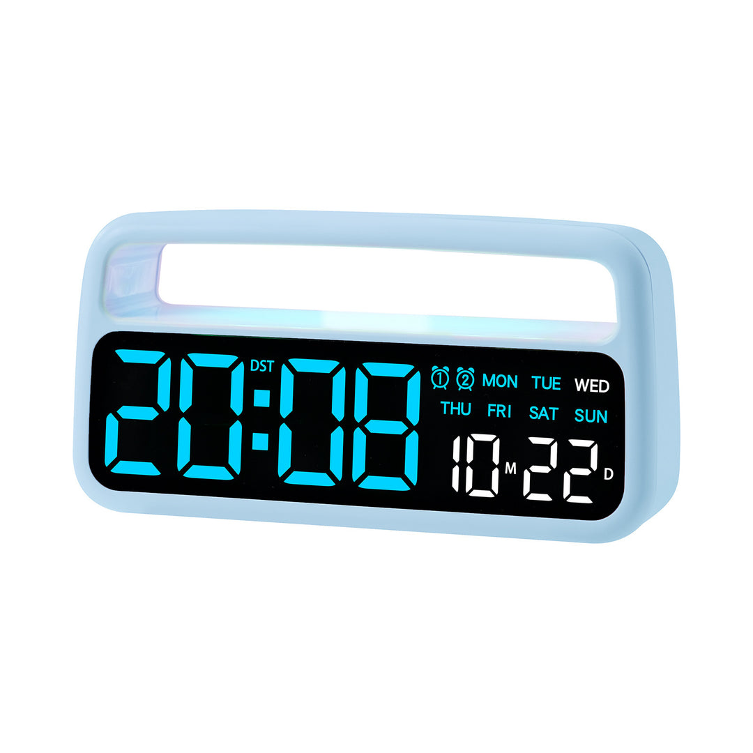 Digital Alarm Clock with Large LED Display and Smart Features Bowlift