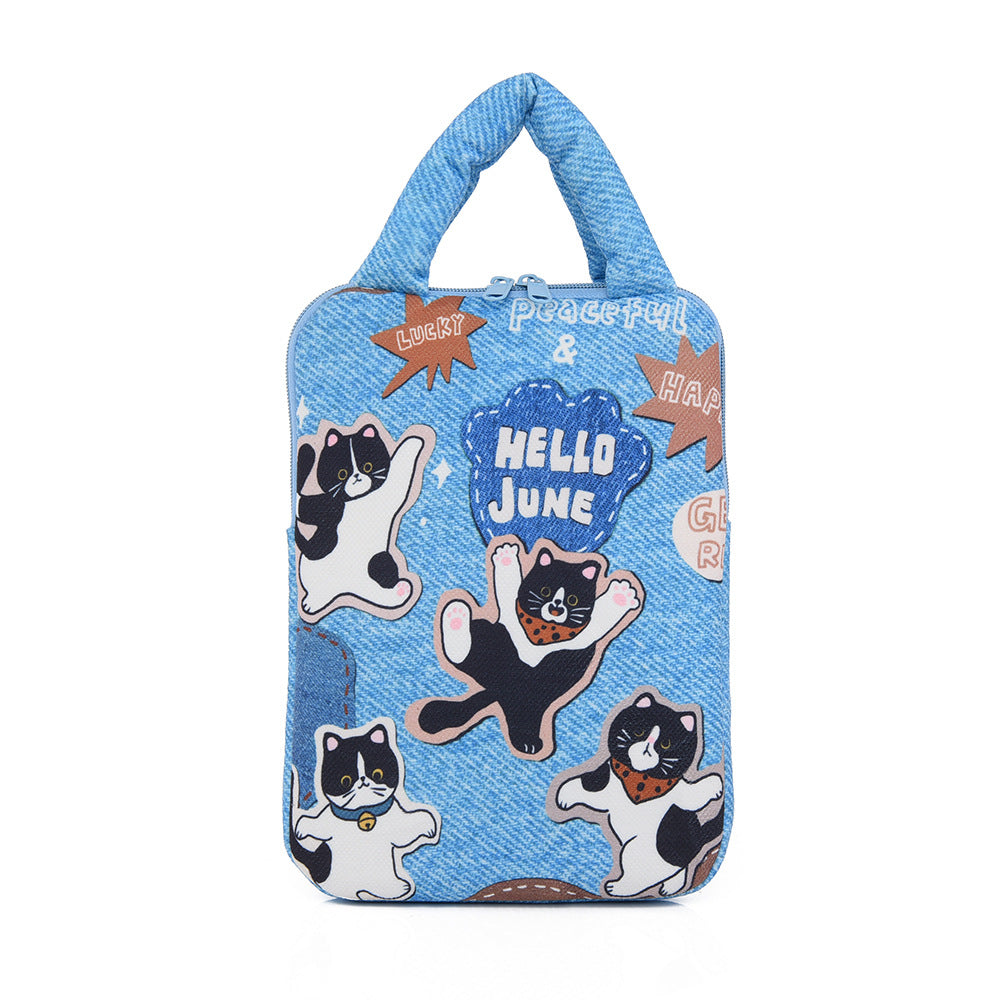 Stylish laptop cover with cute dog design Bowlift