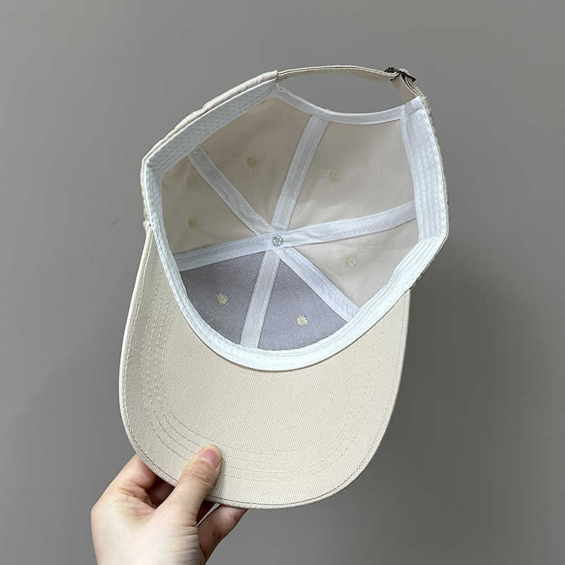 Women's Cotton Distressed Baseball Cap Bowlift