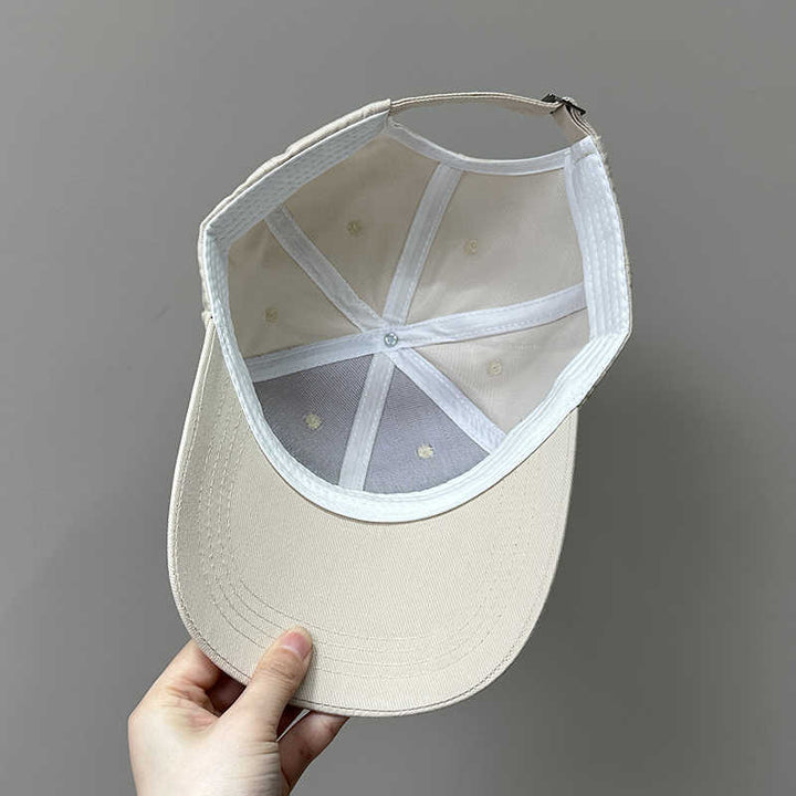Women's Cotton Distressed Baseball Cap Bowlift