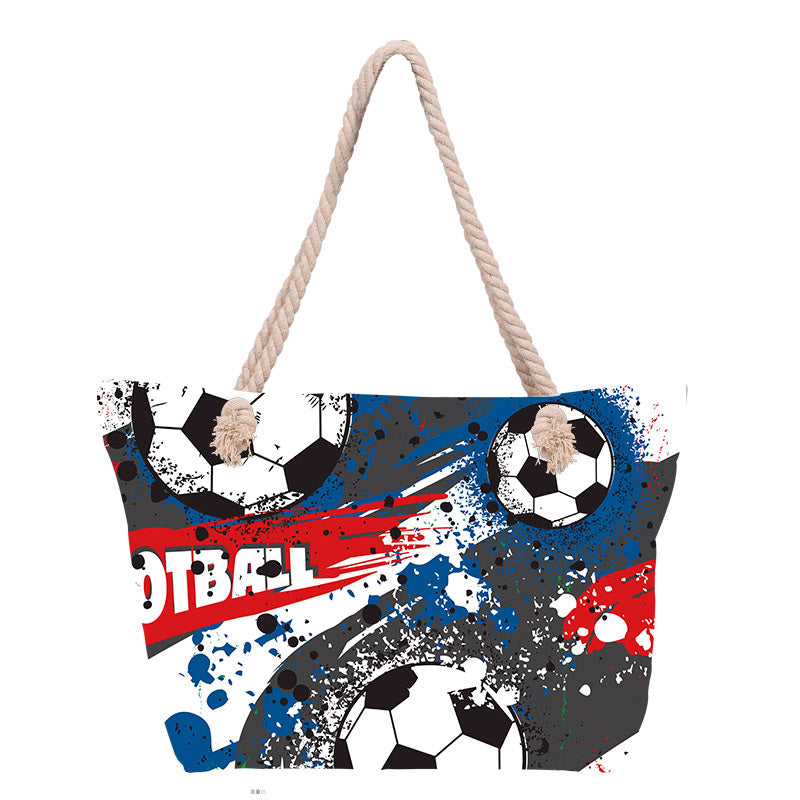 Beach bag with floral pattern Bowlift