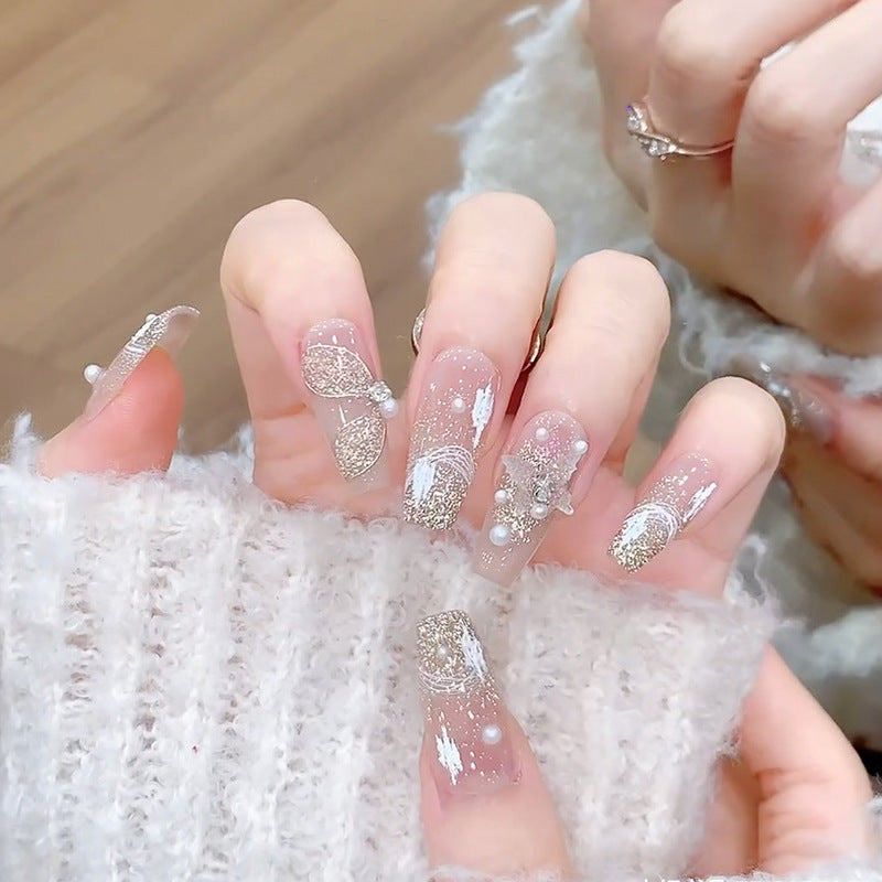 Glamorous Artificial Nail Sets Bowlift