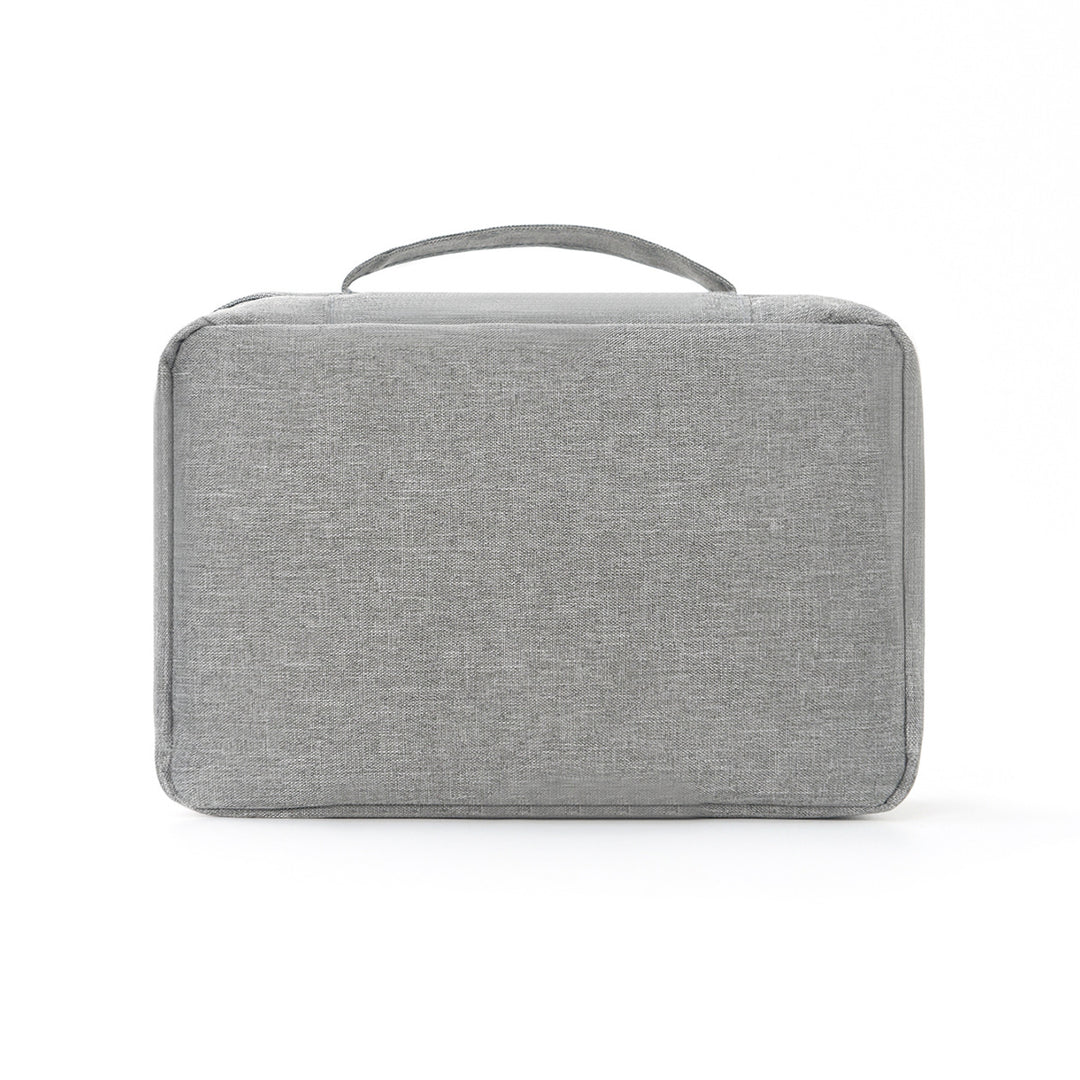 Travel toiletry bag with hooks and multiple compartments Bowlift