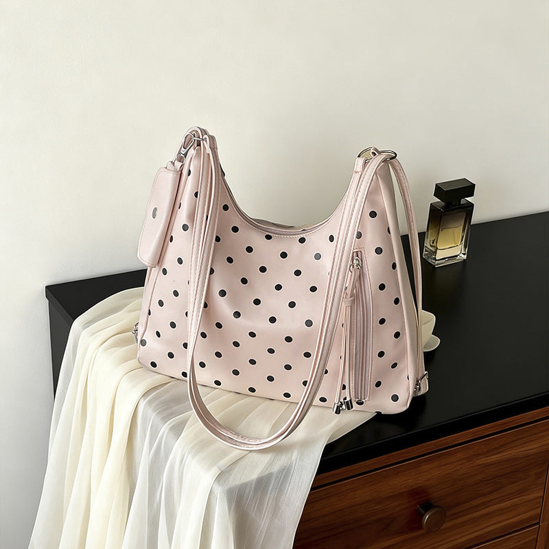 WoPolka Dot Tote Bag Bowlift