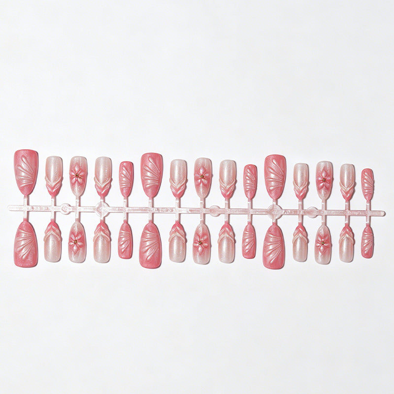 Decorative Press-On Nail Art Set Bowlift 1788495816