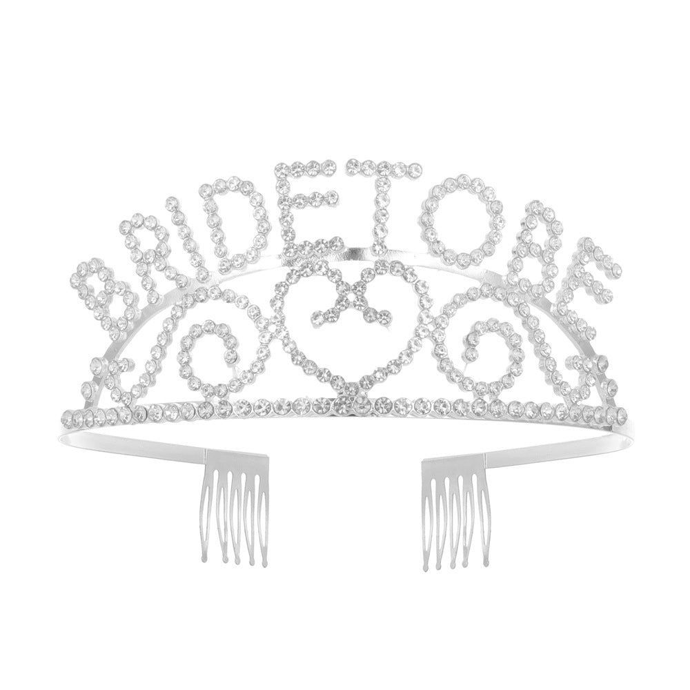 Ladies Glittering Bride Tiara Bowlift