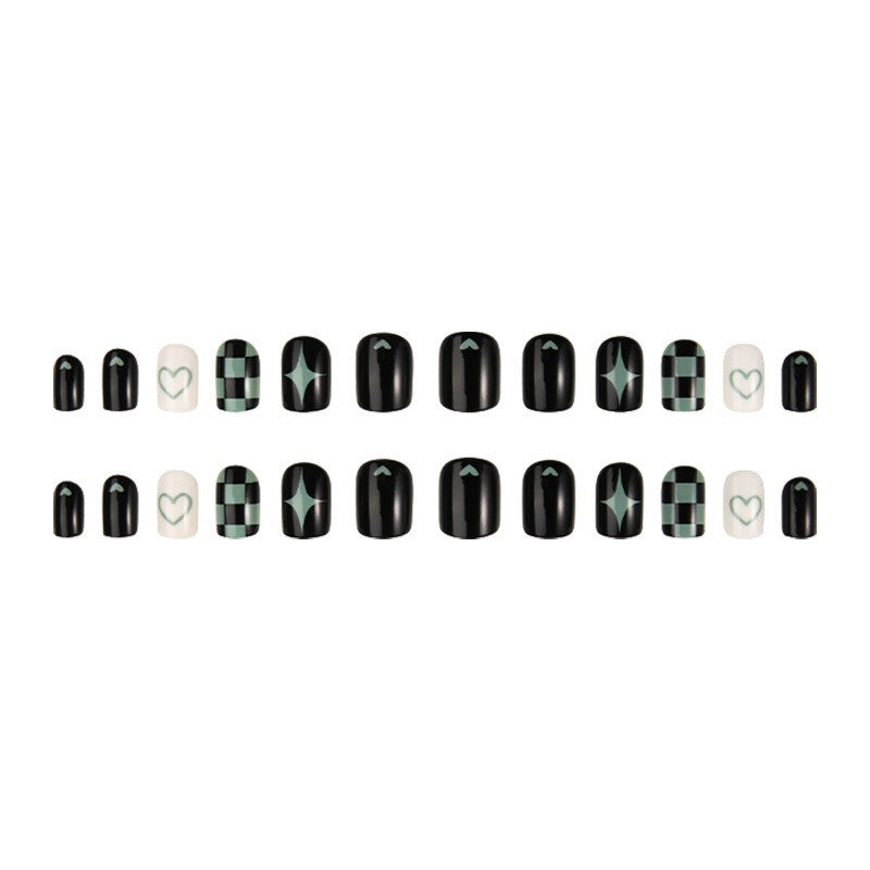 Creative Nail Art Set with Geometric Patterns Bowlift