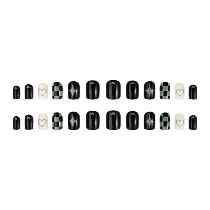 Creative Nail Art Set with Geometric Patterns Bowlift