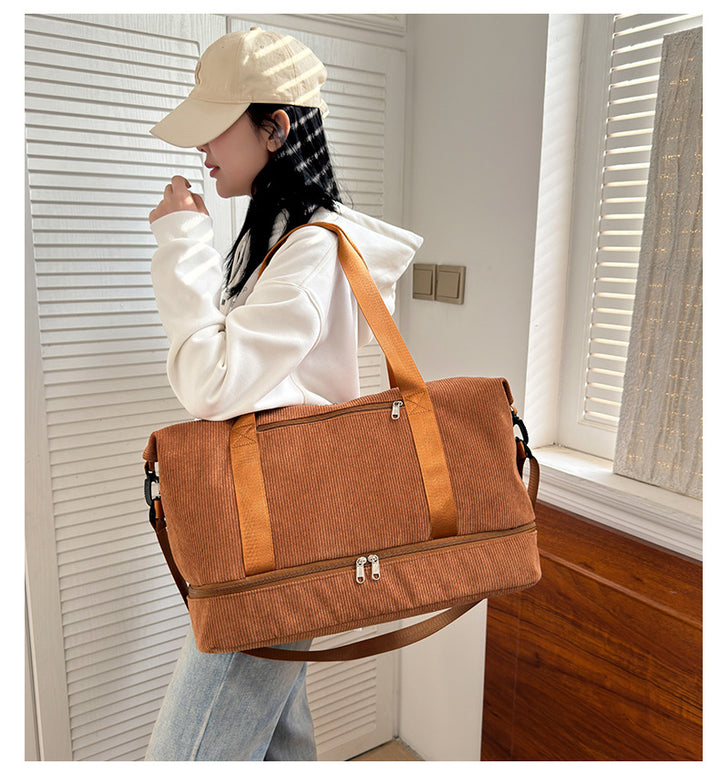 Corduroy Travel Weekender Bag Bowlift