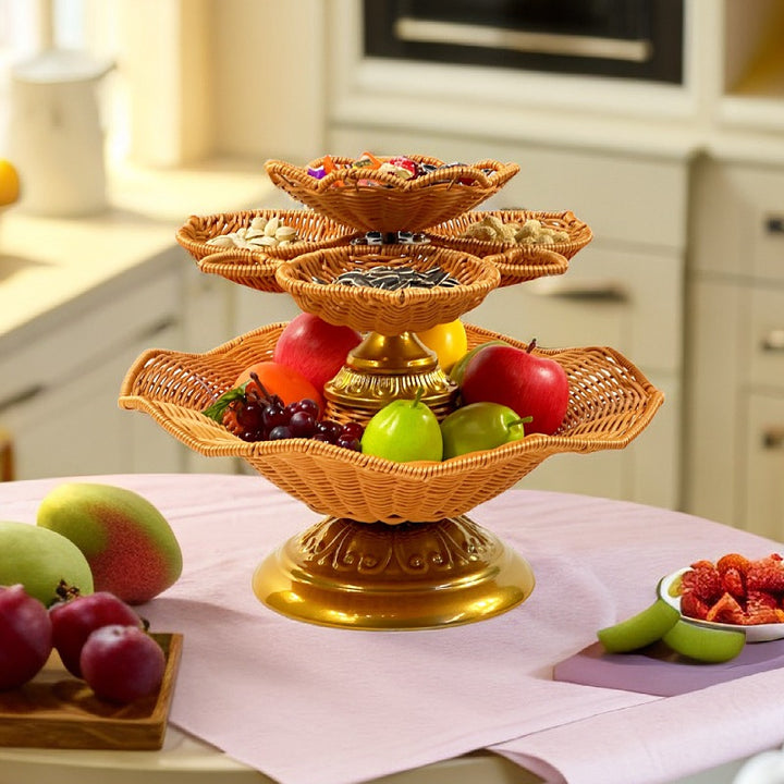 Women Tiered Stand for Fruit and Snacks Bowlift