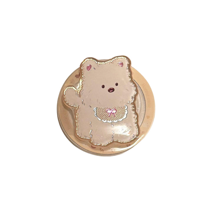 Charming hand mirror with bear motif Bowlift