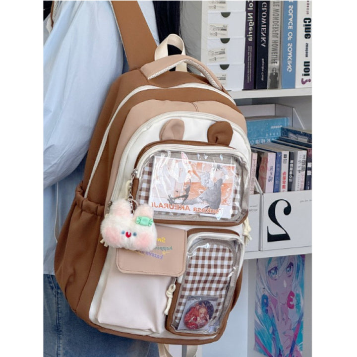 Cute Plush-Themed Backpack Bowlift
