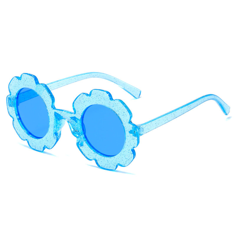 Ladies playful flower sunglasses with high UV protection Bowlift