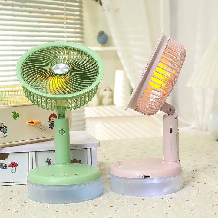 Women's portable table fan with innovative design and USB charging function Bowlift