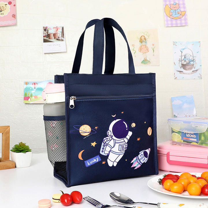 Space-Themed Insulated Lunch Carrier Bowlift