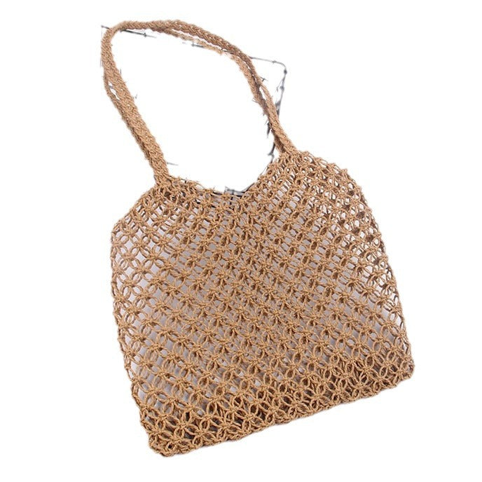 Structured Rattan Tote Bag Bowlift