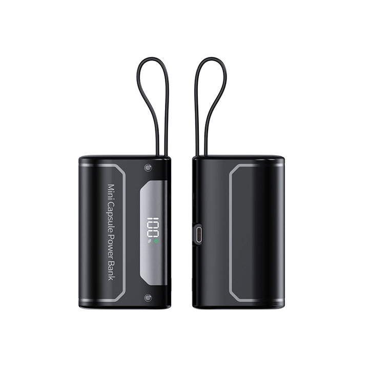 Compact Mini Power Bank with Digital LED Display Bowlift