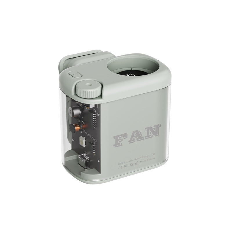 Unisex Compact Rechargeable Mini Desk Fan Bowlift