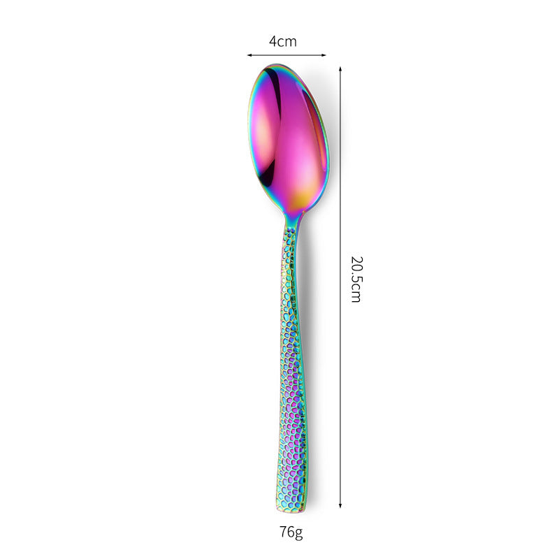 Stylish and Colorful Cutlery Set Made of Stainless Steel Bowlift