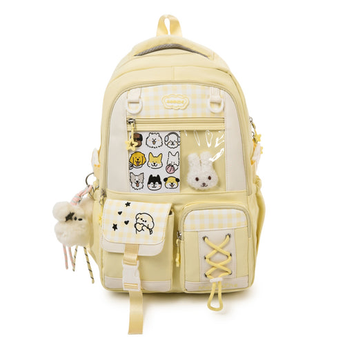 Adorable Character Design School Backpack Bowlift