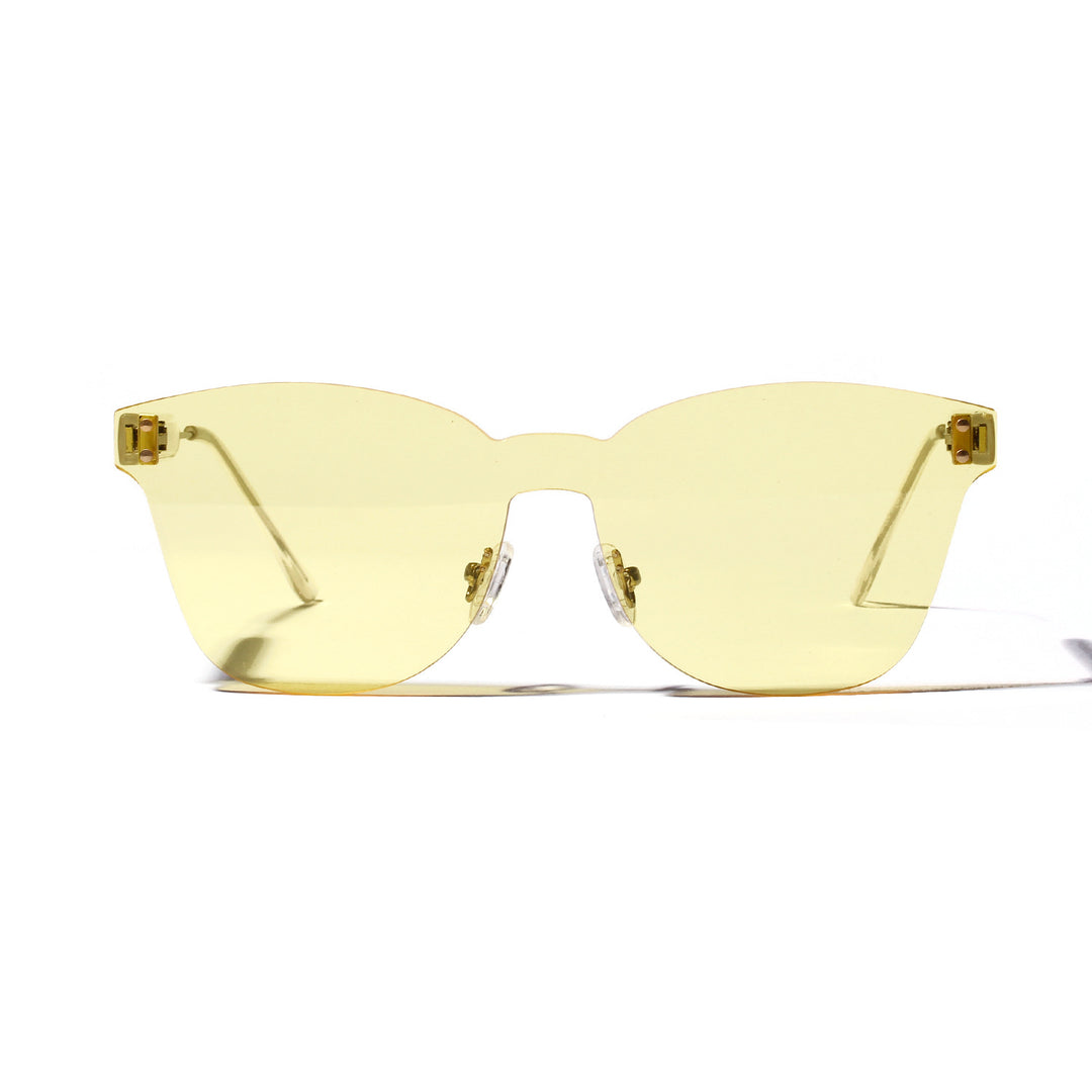Women's Fashion Sunglasses with Unique Transparent Frame Bowlift