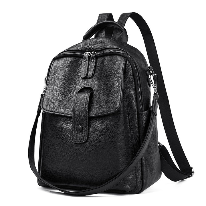 Vegan Leather Multi-Functional Backpack Bowlift