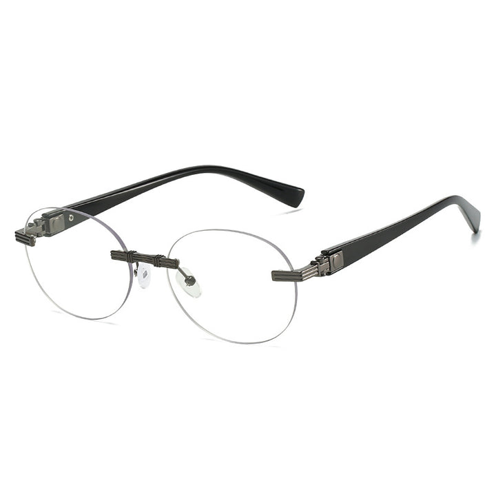 Women's fashionable sunglasses with transparent frame and flexible nose pad Bowlift