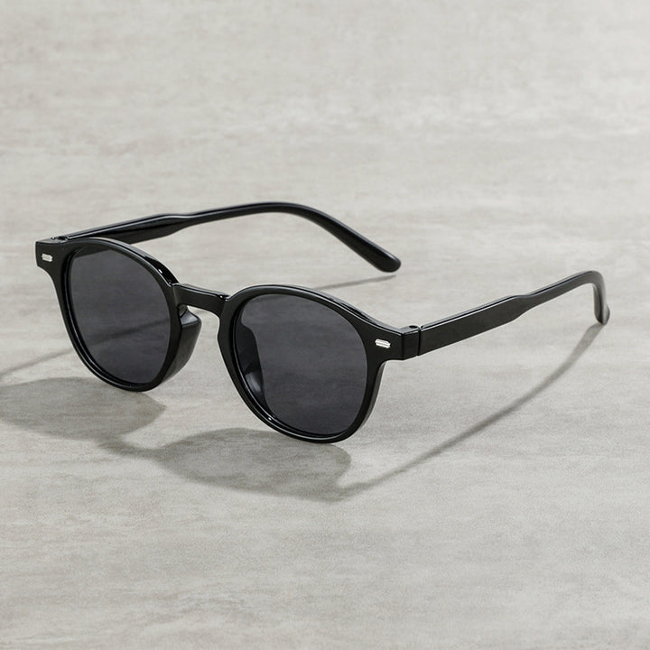 Vintage-Inspired Round Frame Sunglasses Bowlift