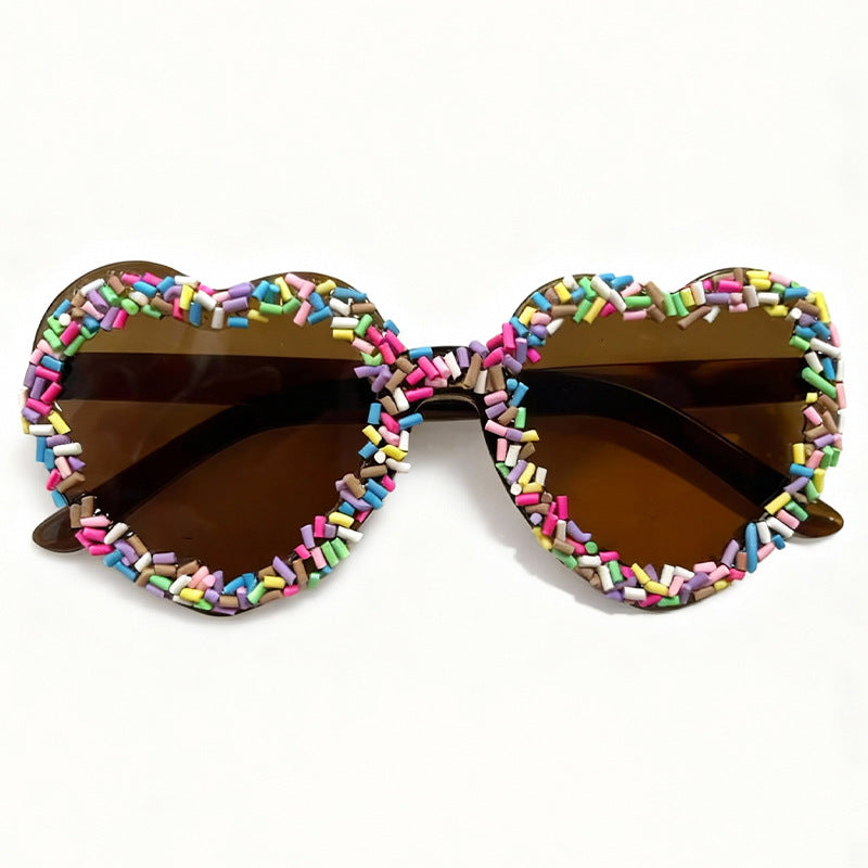 Fun and Colorful Heart-Shaped Sunglasses Bowlift