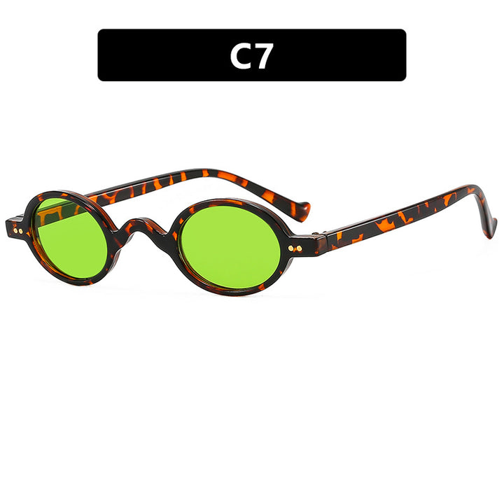 Women's round sunglasses with distinctive design and high-quality plastic frame Bowlift
