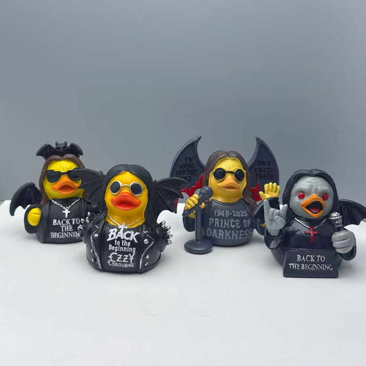 Funny rubber duck with rocker design Bowlift