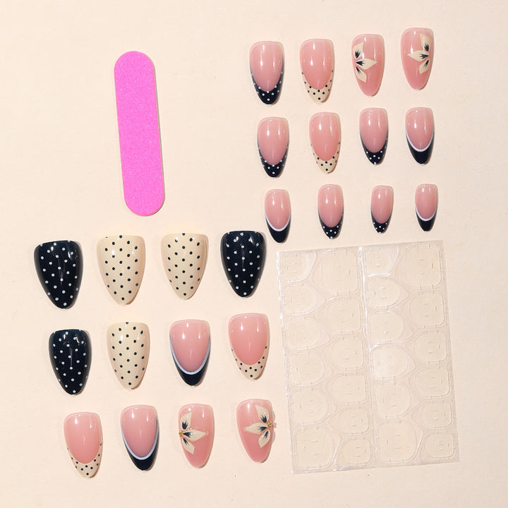 Floral Art Nail Extensions Bowlift