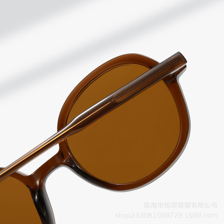 Women's fashionable sunglasses with stylish round shape Bowlift