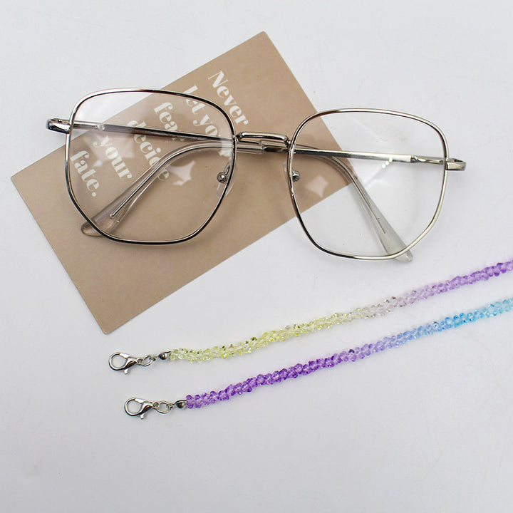 Elegant Crystal Beaded Eyewear Chain Bowlift