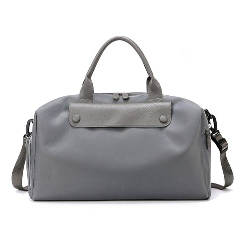 Stylish Leather-Like Travel Duffle