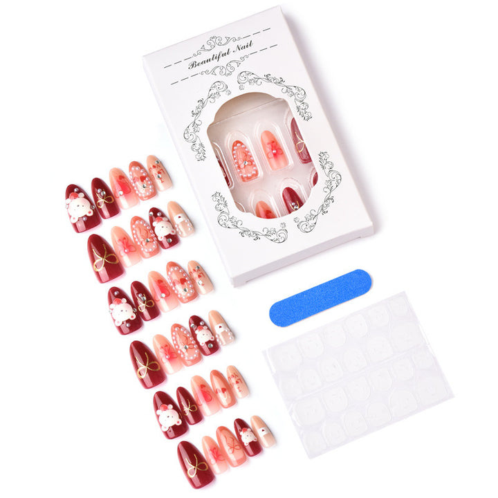 Artistic Nail Set with Loving Designs Bowlift