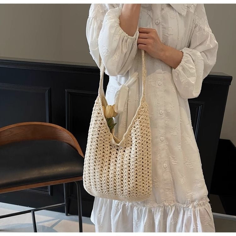 Handmade Macrame Tote Bag Bowlift